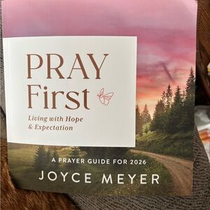 Joyce Meyer 'Pray First' Coffee Table Book - Pink and Green